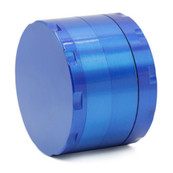 63MM Zinc Alloy Four-Layer Chamfered Grinder-Blue