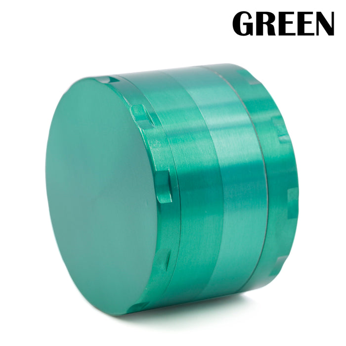 63MM Zinc Alloy Four-Layer Chamfered Grinder-Green