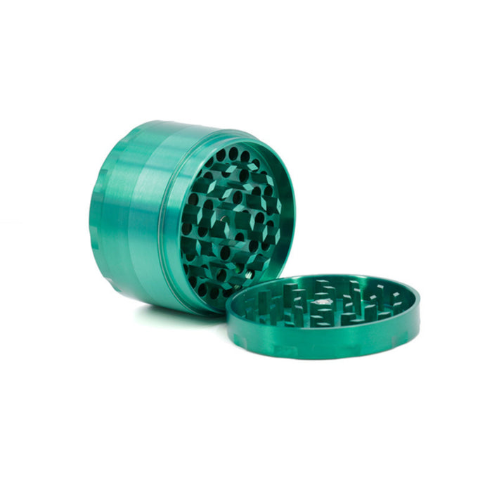 63MM Zinc Alloy Four-Layer Chamfered Grinder-Green