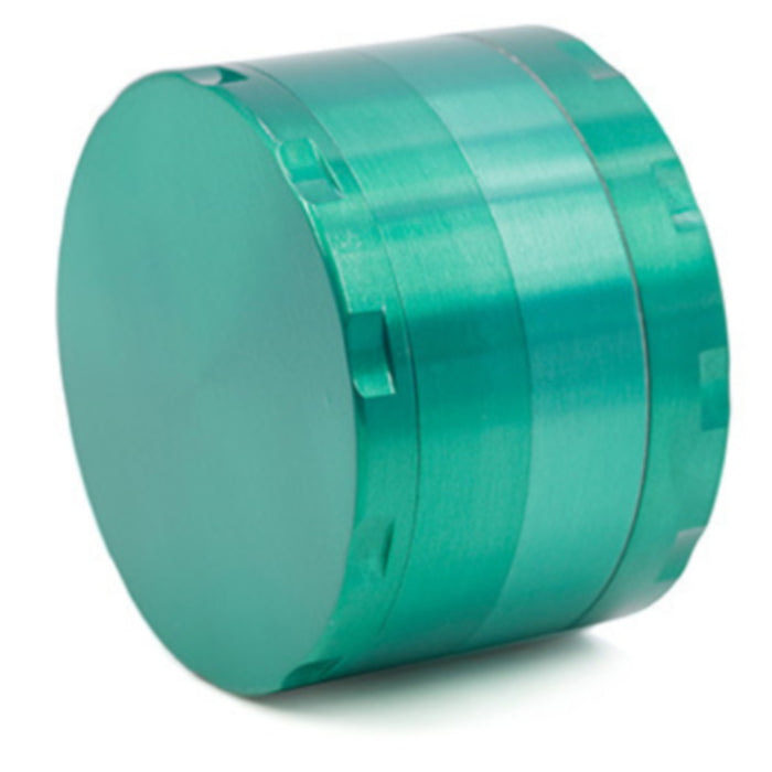 63MM Zinc Alloy Four-Layer Chamfered Weed Grinder-Green