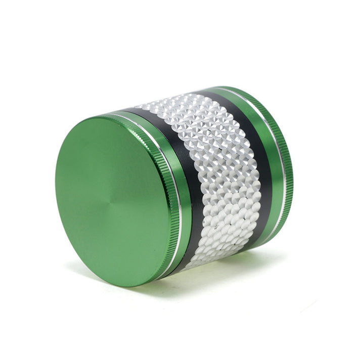 63MM Zinc Alloy Four-Layer Color Matching Weed Grinder | Green Color