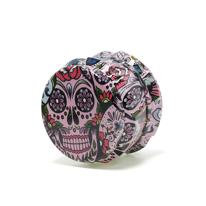 63MM Zinc Alloy Four-Layer Customizable Pattern Drum Chamfering Smoke Grinder