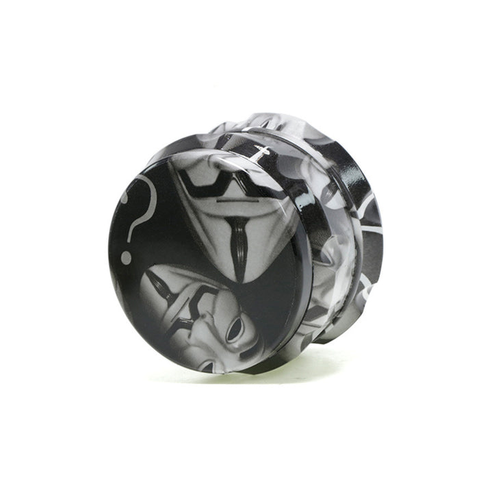 63MM Zinc Alloy Four-Layer Customizable Pattern Drum Chamfering Smoke Grinder