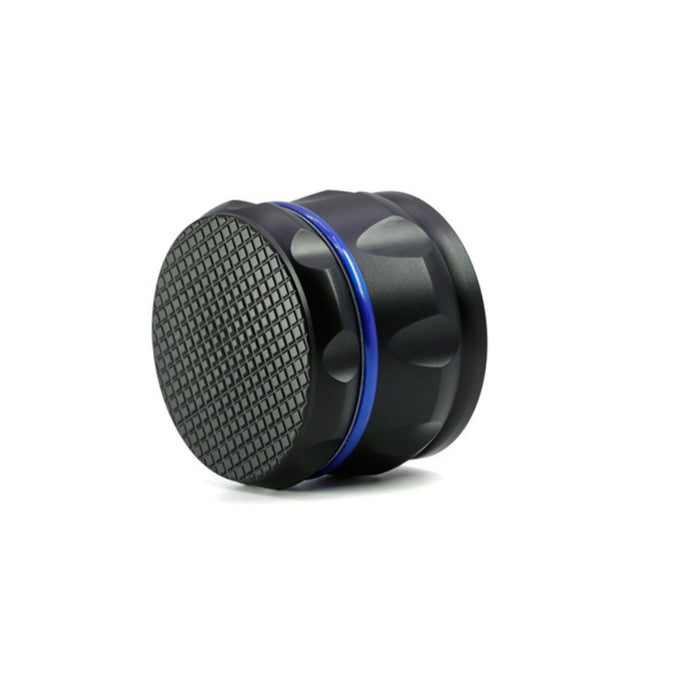63MM Zinc Alloy Four-Layer Drum Grid Cover Herb Grinder-Blue