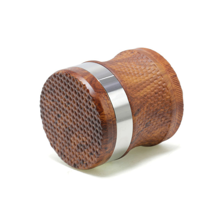 63mm Zinc Alloy Plastic Combined Model With Heightened Storage Layer Design Grinder-Silver