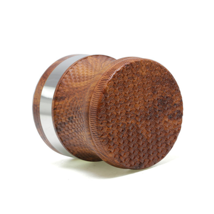 63mm Zinc Alloy Plastic Combined Model With Heightened Storage Layer Design Grinder-Silver