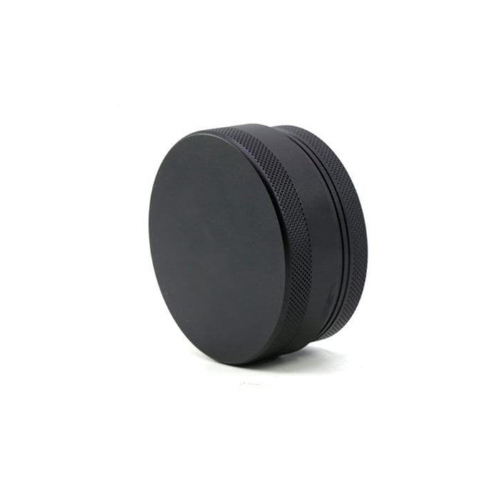 65MM 4 Part Compressed Version Built-in Rotatable Mesh Aluminum   Alloy  Grinder-Black