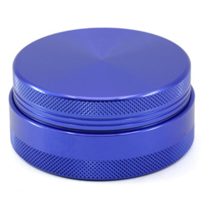 65MM 4 Part Compressed Version Built-in Rotatable Mesh Aluminum   Alloy  Grinder-Blue