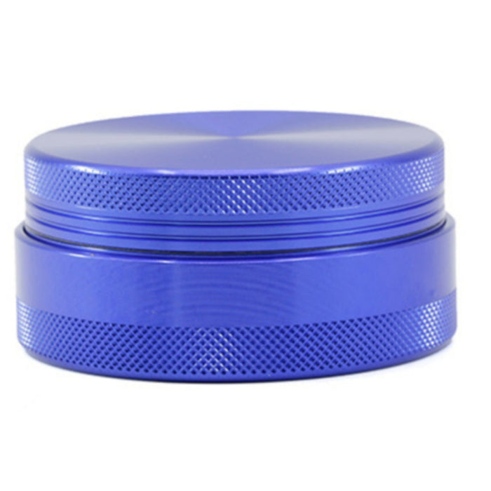 65MM 4 Part Compressed Version Built-in Rotatable Mesh Aluminum   Alloy  Grinder-Blue