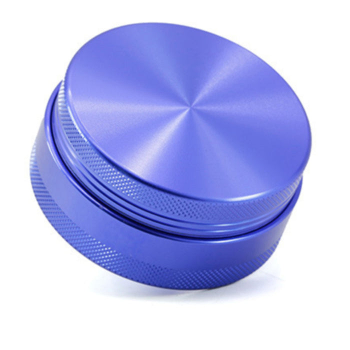 65MM 4 Part Compressed Version Built-in Rotatable Mesh Aluminum   Alloy  Grinder-Blue