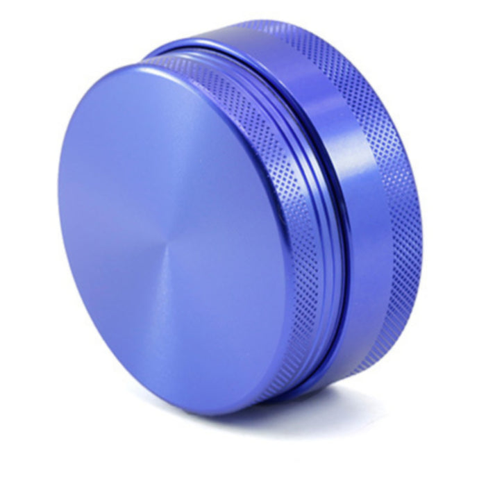 65MM 4 Part Compressed Version Built-in Rotatable Mesh Aluminum   Alloy  Grinder-Blue