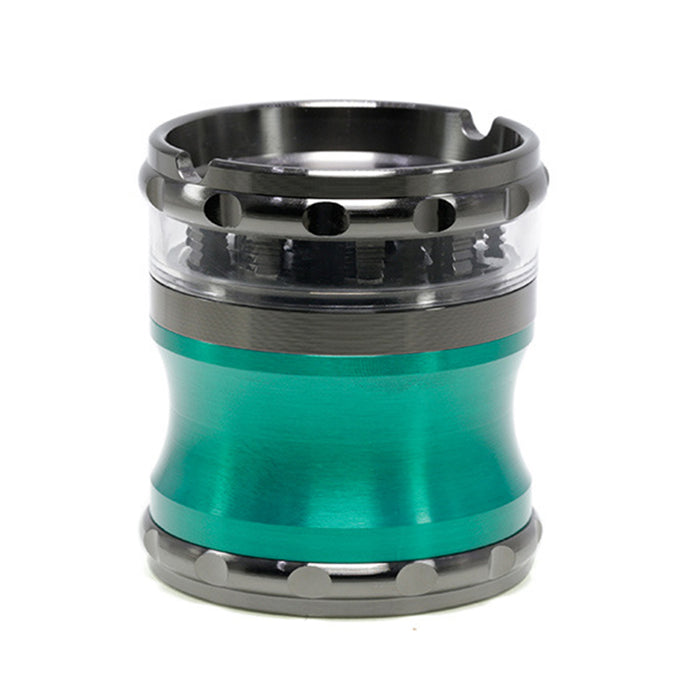 65mm 4 Piece Zinc Alloy Waist Weed Grinder | Green Color