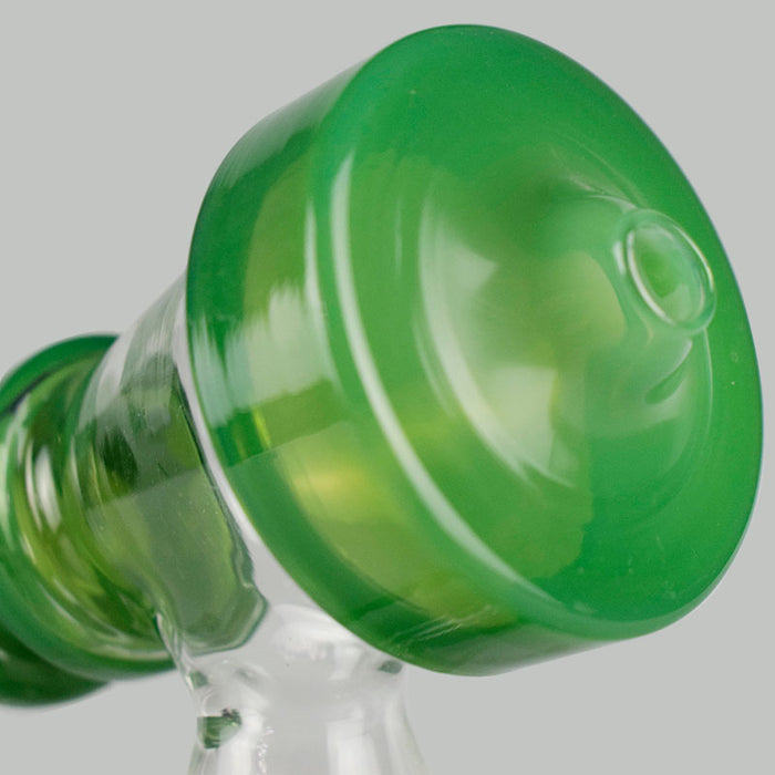 8 Inches Tall Telescope Shape Glass Hookah with 14mm Male Bowl 384#