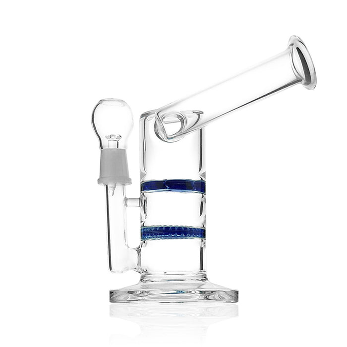 7.5" Honeycomb to Tornado Perc Glass Water Pipe with Two Honeycomb