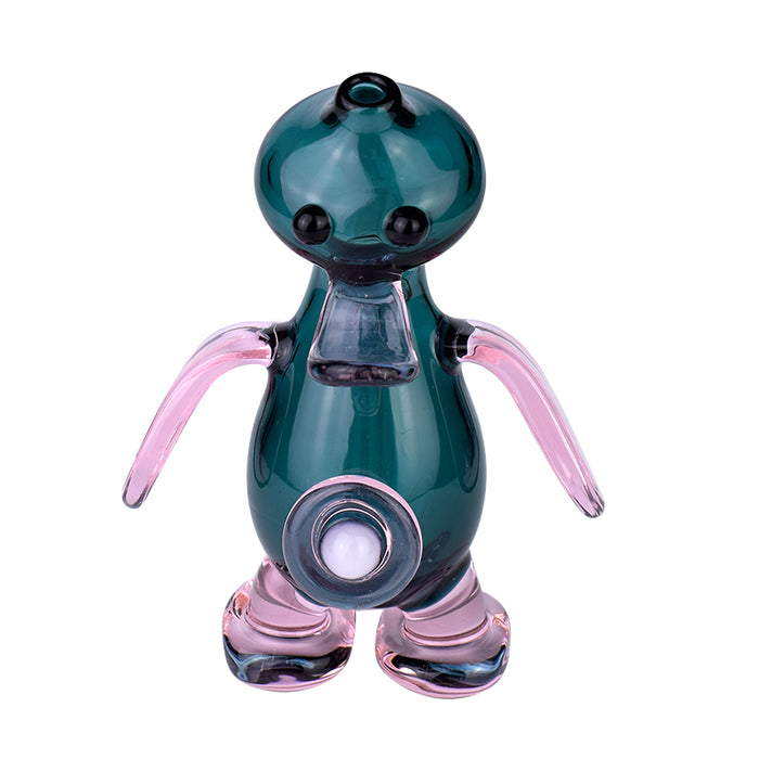 Pokemon Golduck/Psyduck Design Glass Hand Pipe 128#