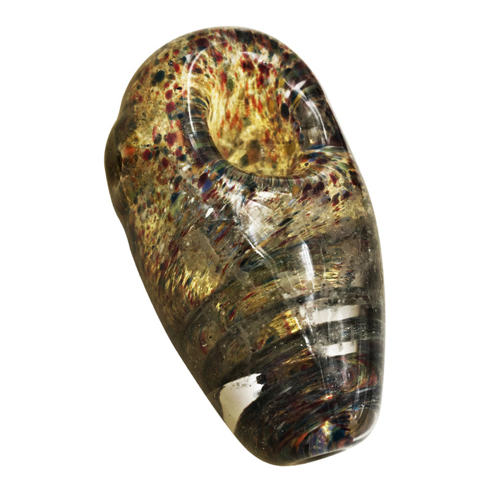 Inside Stripes Glass Bee Pupa Mini Hand Pipe Multiple Colour 027#