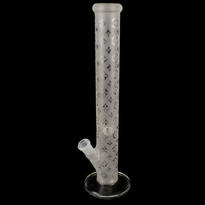 New Best Quality Straight Tube Bong with LV Pattern 393#