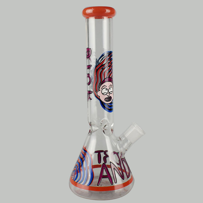 Rick & Morty Beaker Bong | Red Accents