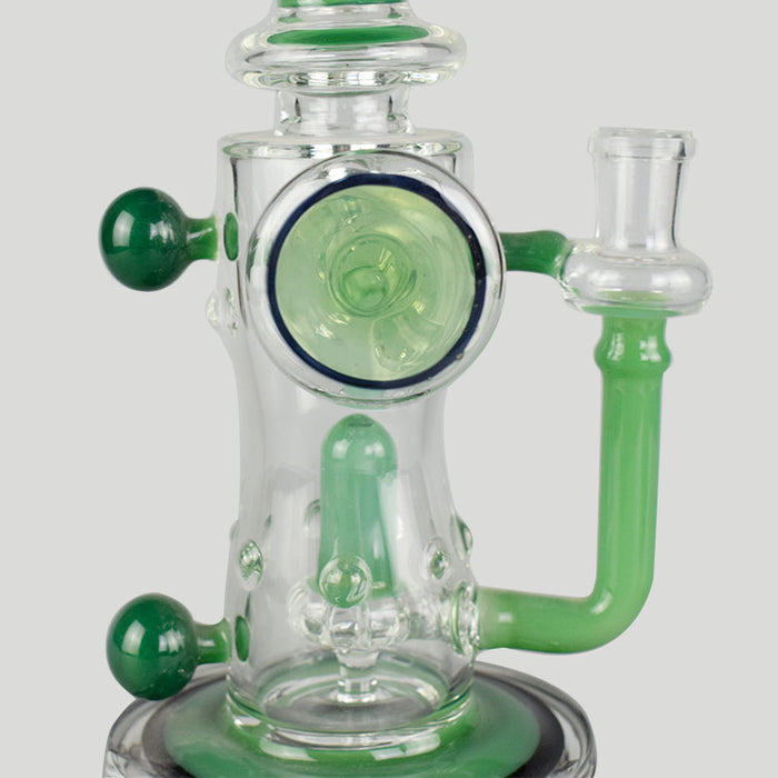 New Design Glass Water Bong Recycle Bong for Smoking 413#