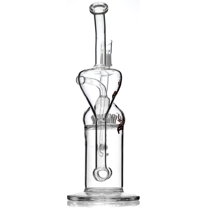 JM Flow Sci Glass Inline with Sprinkler Large Recycler 142#