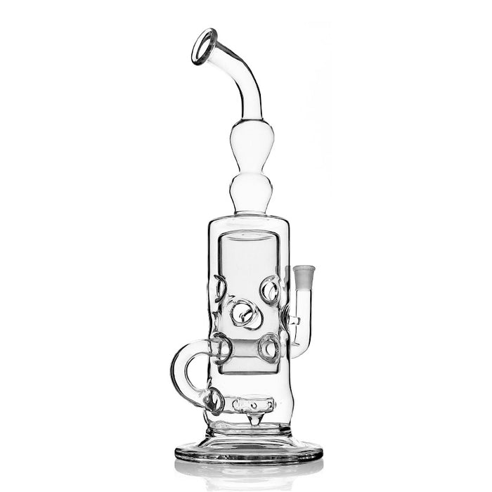 14.5 Inches Tall Feb Egg Thick Glass Hookahs Dab Rigs With 14mm Bowl