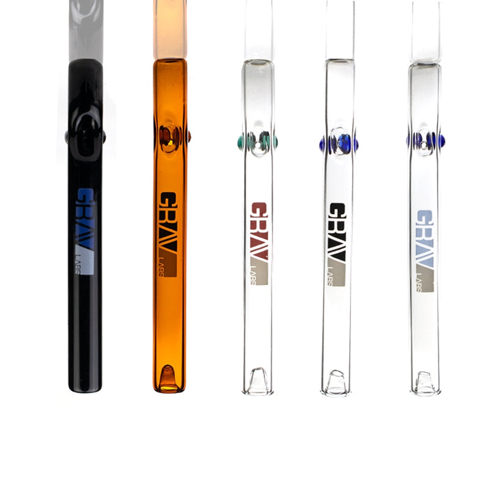 7" length glass tube multiple color G64