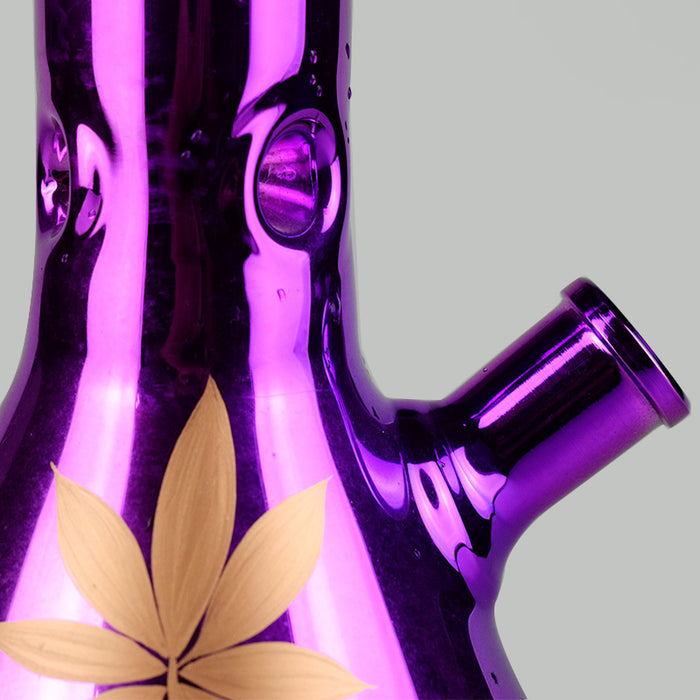 New Beaker Bong Fantastic Design Purple Beaker Base Ice Catcher  398#