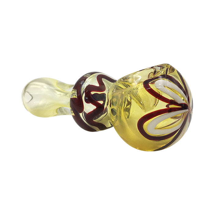 Heady Spiral Coil Spoon Pipe Man-Made Pipe 419#