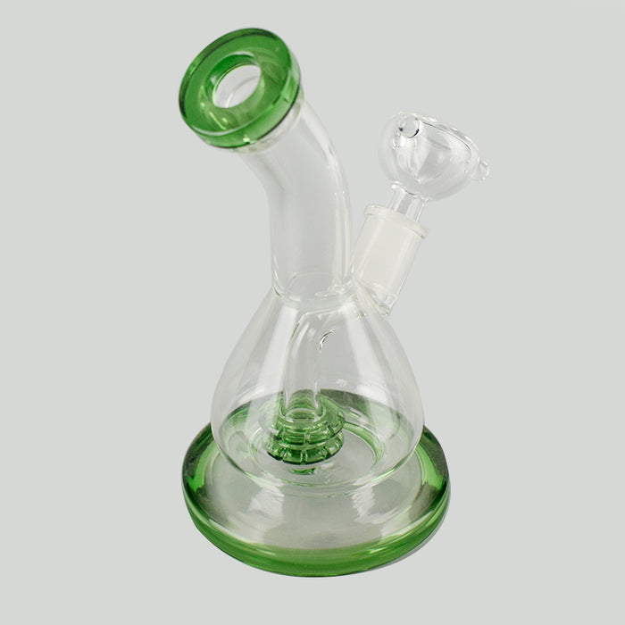 Mini Beaker Shape Glass Dab Rig Water Pipe Oil Rig Bong 387#
