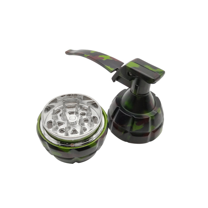 Metal Hand Grenade Shape Herbal Herb Tobacco Grinder Spice Crusher Muller Hookah Shisha Chicha Accessory Grinder Tool