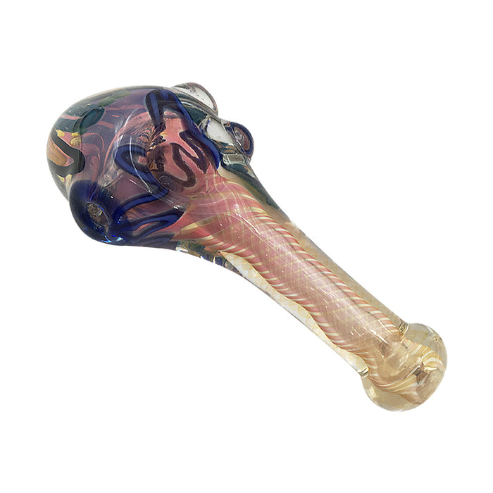 Best Quality Spoon Glass Smoking Pipes Colorful Mini Hand Pipe 431#