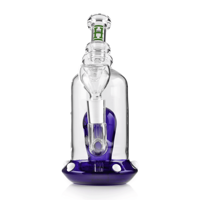 7" UFO Space Monster Glass Bong-Blue Color