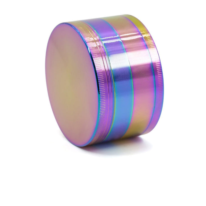 75MM 4 Piece Zinc Alloy Colorful Monochrome New Tooth Grinder-Ice-Blue