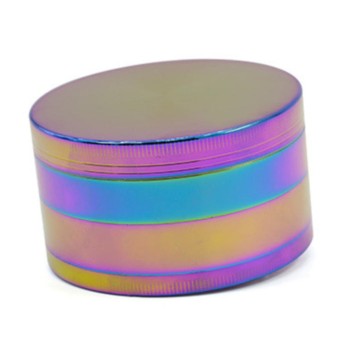 75MM 4 Piece Zinc Alloy Colorful Monochrome New Tooth Grinder-Ice-Blue