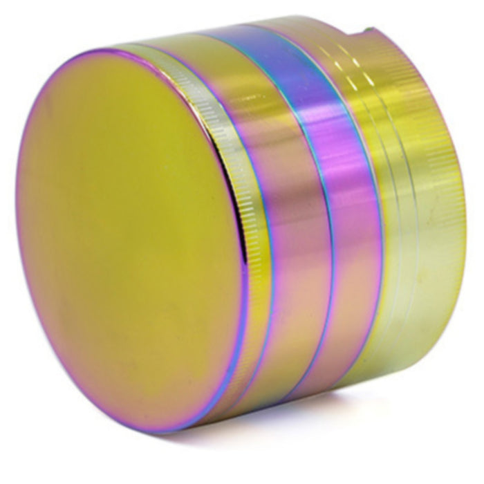 75MM Zinc Alloy Ice Blue Single Concave New Tooth Colorful Herb Grinder