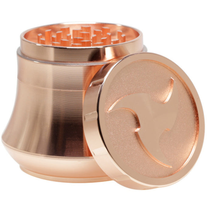78MM Zinc Alloy Vase Shape With Drawing Weed Grinder-Rosegold Color
