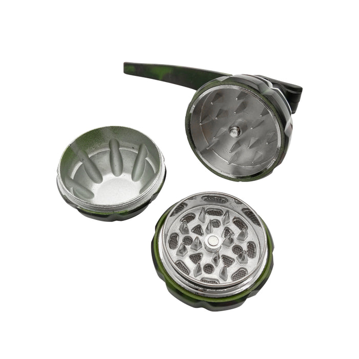 Metal Hand Grenade Shape Herbal Herb Tobacco Grinder Spice Crusher Muller Hookah Shisha Chicha Accessory Grinder Tool