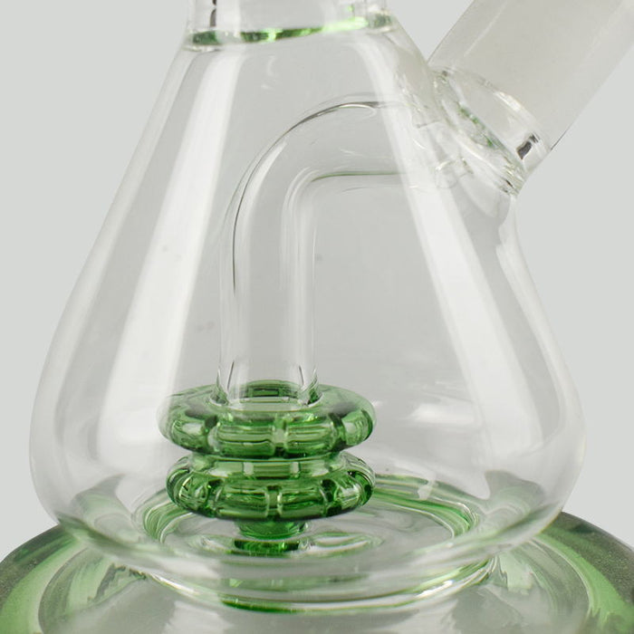 Mini Beaker Shape Glass Dab Rig Water Pipe Oil Rig Bong 387#