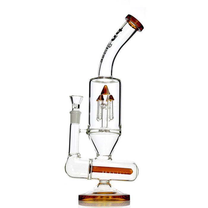 Bent Neck Glass Water Pipe Recycle Pipe with Female Joint