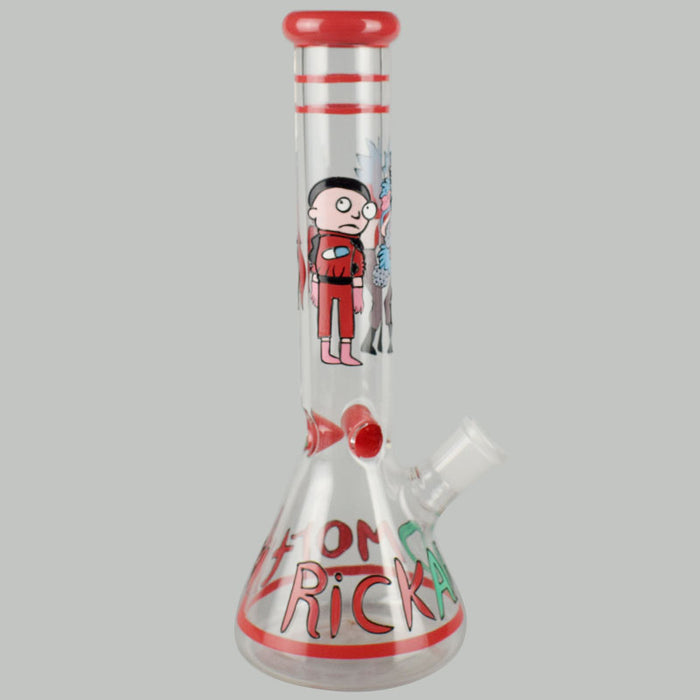 Rick & Morty Beaker Bong | Red Accents
