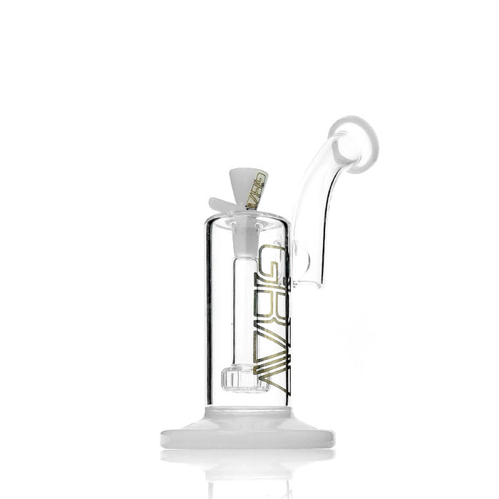 Grav Labs Grav Gold Jade White Lip Wrapped Bubbler