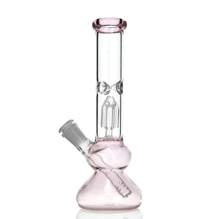 Beaker Base Glass Pipe for Smoking with Precooler
