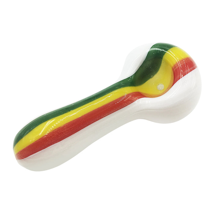 Out-Inside Pink Cross Stripes Big Pattern Bowl Sherlock Glass Spoon Pipe 173#