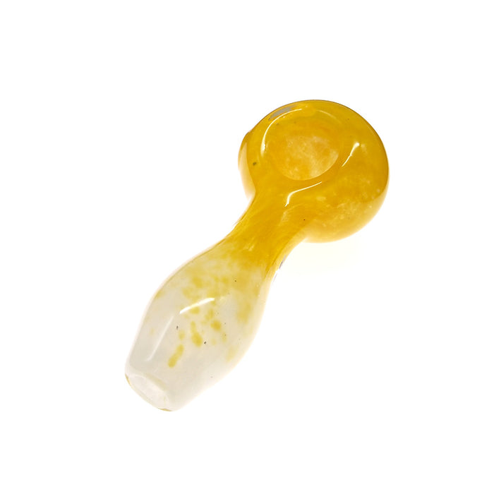 Colored Inside-out Fumed Frit Spoon Pipe Best Gift for Smoking 033#