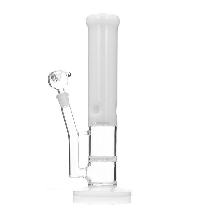 Tobacco Water Pipe with White Accents Neck Bong For Smoking 140#