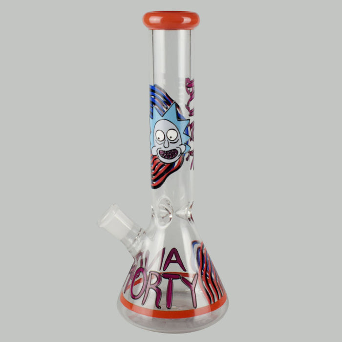 Rick & Morty Beaker Bong | Red Accents
