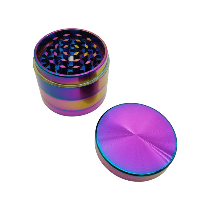 4 Layers Cool Colourful Striking  Zinc Alloy Metal Tobacco Smoking Cigarette  Crusher Spice Muller Pipe  Accessories Herb Grinder