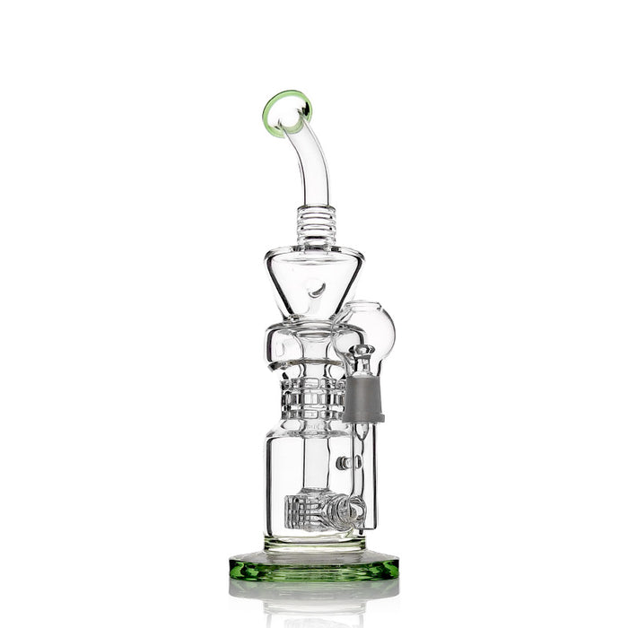 Glass Bongs Cyclone Helix Bongs Double Recycler Water Bong