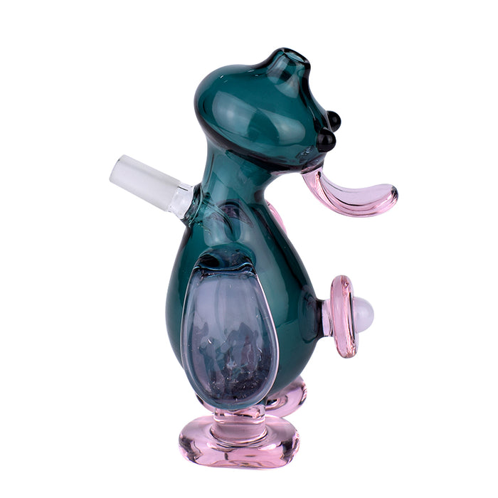 Pokemon Golduck/Psyduck Design Glass Hand Pipe 128#