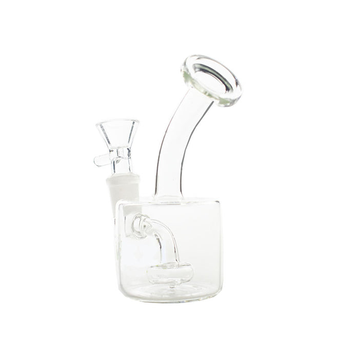 Bent Type Glass Water Pipe Small Oil Rigs Small Bong 162#